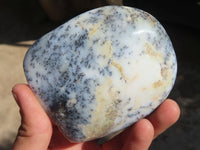 Polished Dendritic Opal Standing Free Forms  x 6 From Moralambo, Madagascar - Toprock Gemstones and Minerals 