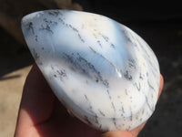 Polished Dendritic Opal Standing Free Forms  x 6 From Moralambo, Madagascar - Toprock Gemstones and Minerals 