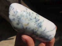Polished Dendritic Opal Standing Free Forms  x 6 From Moralambo, Madagascar - Toprock Gemstones and Minerals 