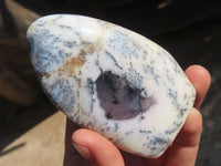 Polished Dendritic Opal Standing Free Forms  x 6 From Moralambo, Madagascar - Toprock Gemstones and Minerals 