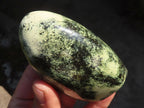 Polished  Green Leopard Stone Standing Free Forms  x 6 From Zimbabwe - Toprock Gemstones and Minerals 