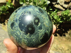 Polished Stromatolite / Kambamba Jasper Spheres  x 2 From Mahajanga, Madagascar - TopRock
