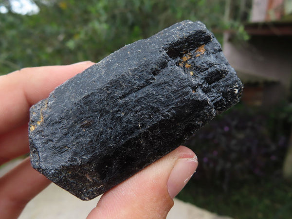 Natural Alluvial Schorl Black Tourmaline Crystals x 22 From Zimbabwe - TopRock