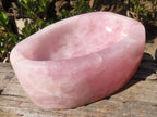 Polished Pink Rose Quartz Bowl x 1 From Ambatondrazaka, Madagascar - Toprock Gemstones and Minerals 