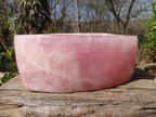 Polished Pink Rose Quartz Bowl x 1 From Ambatondrazaka, Madagascar - Toprock Gemstones and Minerals 