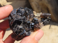 Natural Schorl Black Tourmaline Specimens x 6 From Erongo, Namibia - Toprock Gemstones and Minerals 