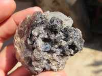 Natural Schorl Black Tourmaline Specimens x 6 From Erongo, Namibia - Toprock Gemstones and Minerals 