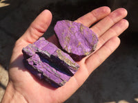 Natural Metallic Purpurite Cobbed Specimens x 12 From Erongo, Namibia - Toprock Gemstones and Minerals 