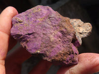 Natural Metallic Purpurite Cobbed Specimens x 12 From Erongo, Namibia - Toprock Gemstones and Minerals 