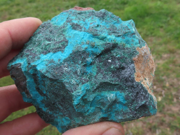 Natural Rough Blue Shattuckite Specimens  x 5 From Namibia - TopRock