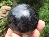 Polished Blue Iolite / Water Sapphire Spheres  x 4 From Madagascar - TopRock