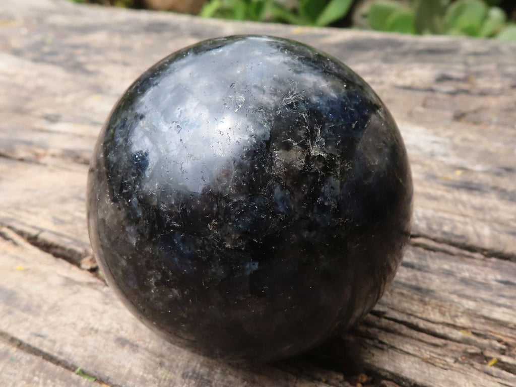 Polished Blue Iolite / Water Sapphire Spheres  x 4 From Madagascar - TopRock