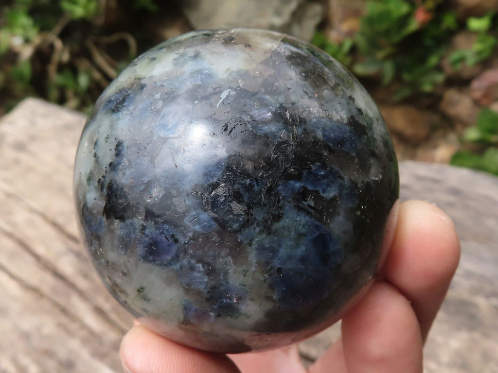 Polished Blue Iolite / Water Sapphire Spheres  x 4 From Madagascar - TopRock