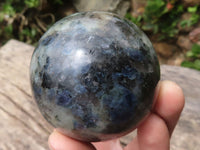Polished Blue Iolite / Water Sapphire Spheres  x 4 From Madagascar - TopRock