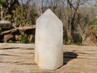Polished Clear Quartz Crystal Points  x 6 From Madagascar - Toprock Gemstones and Minerals 