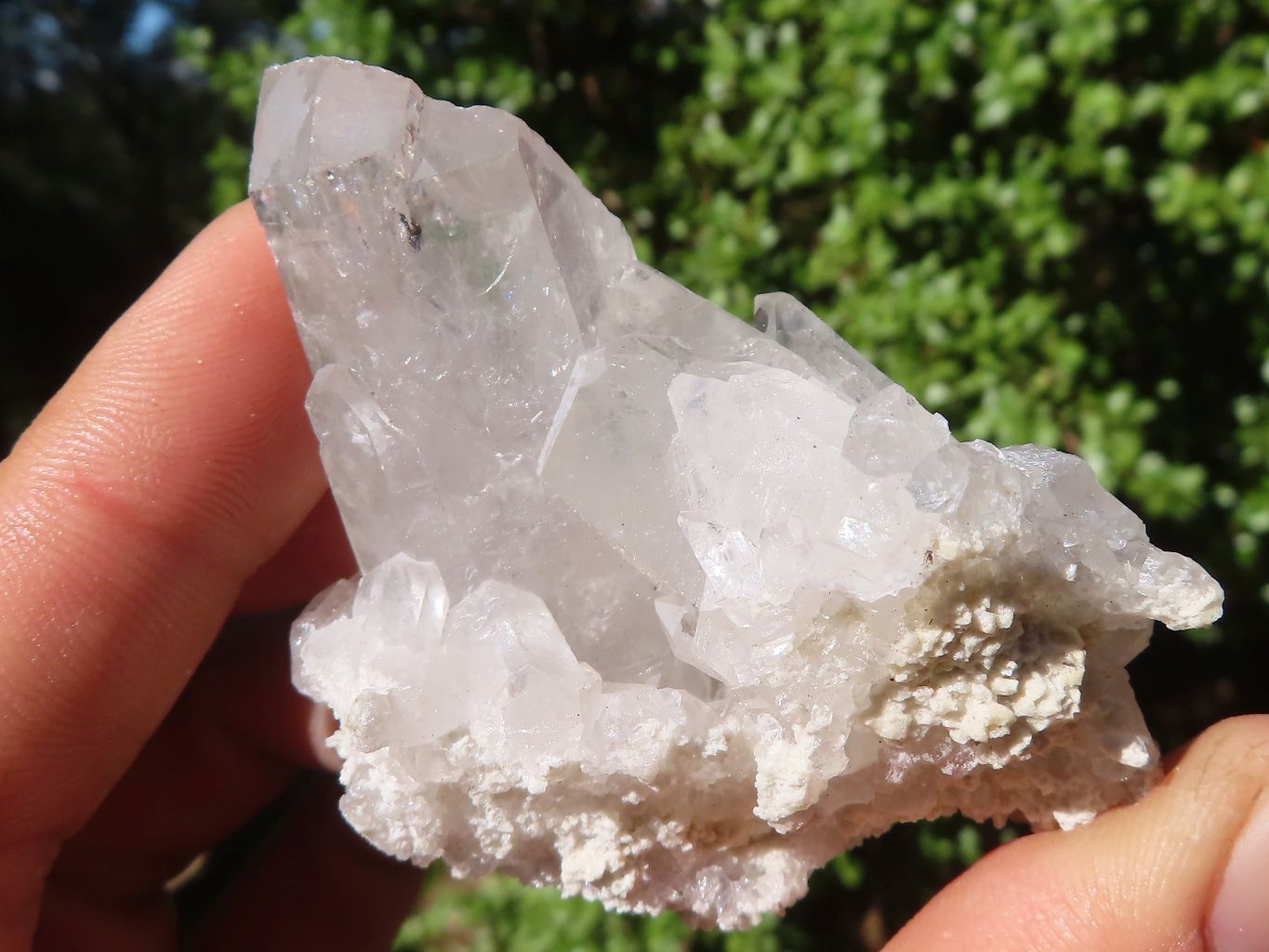 Natural Single Clear Quartz Crystals  x 20 From Mpika, Zambia - Toprock Gemstones and Minerals 