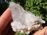 Natural Single Clear Quartz Crystals  x 20 From Mpika, Zambia - Toprock Gemstones and Minerals 