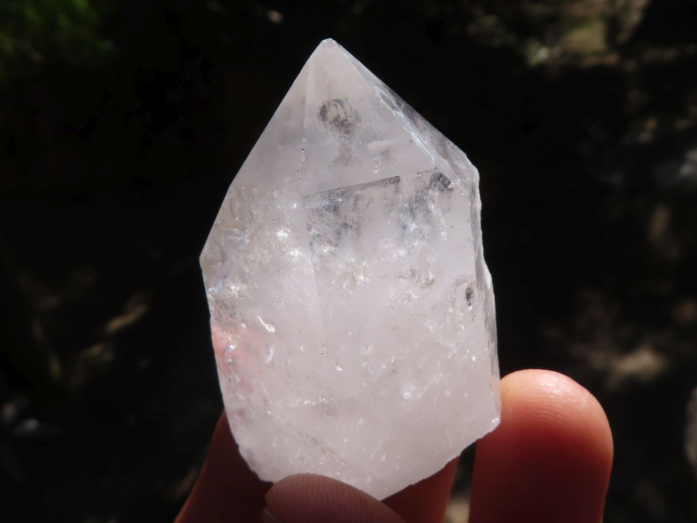 Natural Single Clear Quartz Crystals  x 20 From Mpika, Zambia - Toprock Gemstones and Minerals 