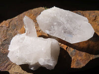 Natural Single Clear Quartz Crystals  x 20 From Mpika, Zambia - Toprock Gemstones and Minerals 