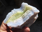 Natural Etched Blue Chalcedony Specimens  x 6 From Nsanje, Malawi - Toprock Gemstones and Minerals 