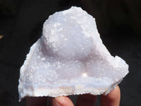 Natural Etched Blue Chalcedony Specimens  x 6 From Nsanje, Malawi - Toprock Gemstones and Minerals 