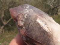 Natural Red Hematoid Phantom Quartz Clusters  x 3 From Karoi, Zimbabwe - TopRock