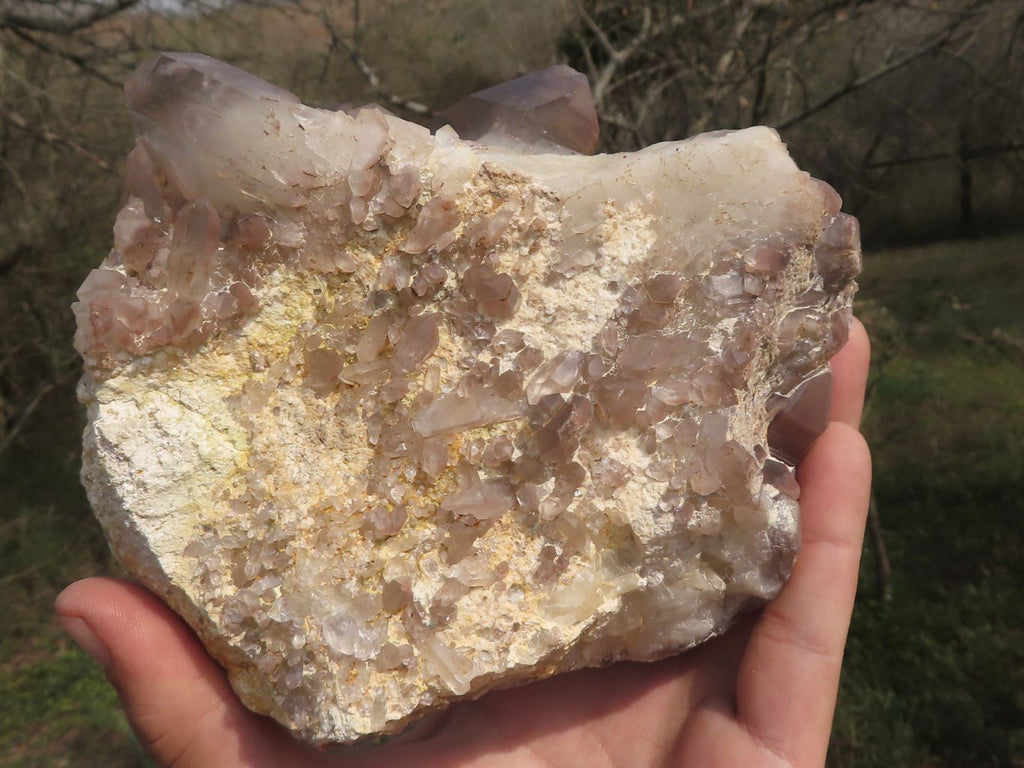 Natural Red Hematoid Phantom Quartz Clusters  x 3 From Karoi, Zimbabwe - TopRock