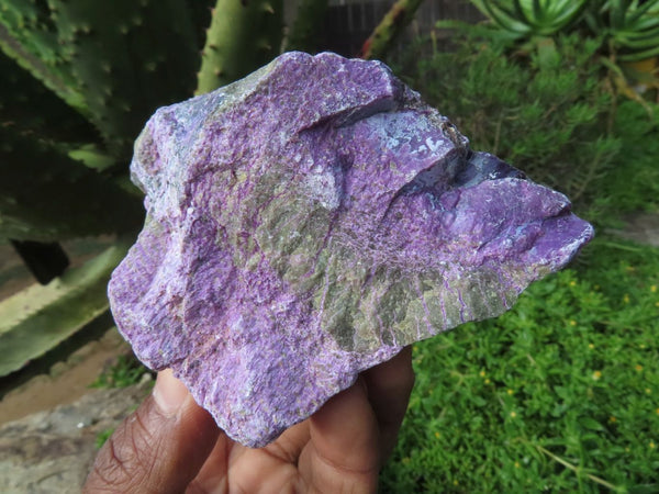 Natural Stichtite Cobbed Pieces With Green Serpentine x 6 From Barberton, South Africa - TopRock