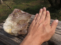 Natural Red Hematoid Phantom Quartz Clusters  x 3 From Karoi, Zimbabwe - TopRock