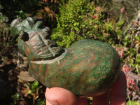 Polished Verdite Hippo Carving x 3 From Zimbabwe - Toprock Gemstones and Minerals 