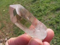 Polished Highly Selected Mix Of Semi Optic & Smokey Wispy Phantom Quartz x 12 From Madagascar - TopRock
