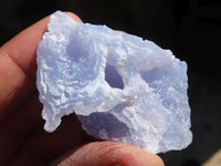 Natural Etched Blue Chalcedony Specimens  x 35 From Nsanje, Malawi - Toprock Gemstones and Minerals 