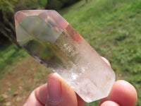 Polished Highly Selected Mix Of Semi Optic & Smokey Wispy Phantom Quartz x 12 From Madagascar - TopRock