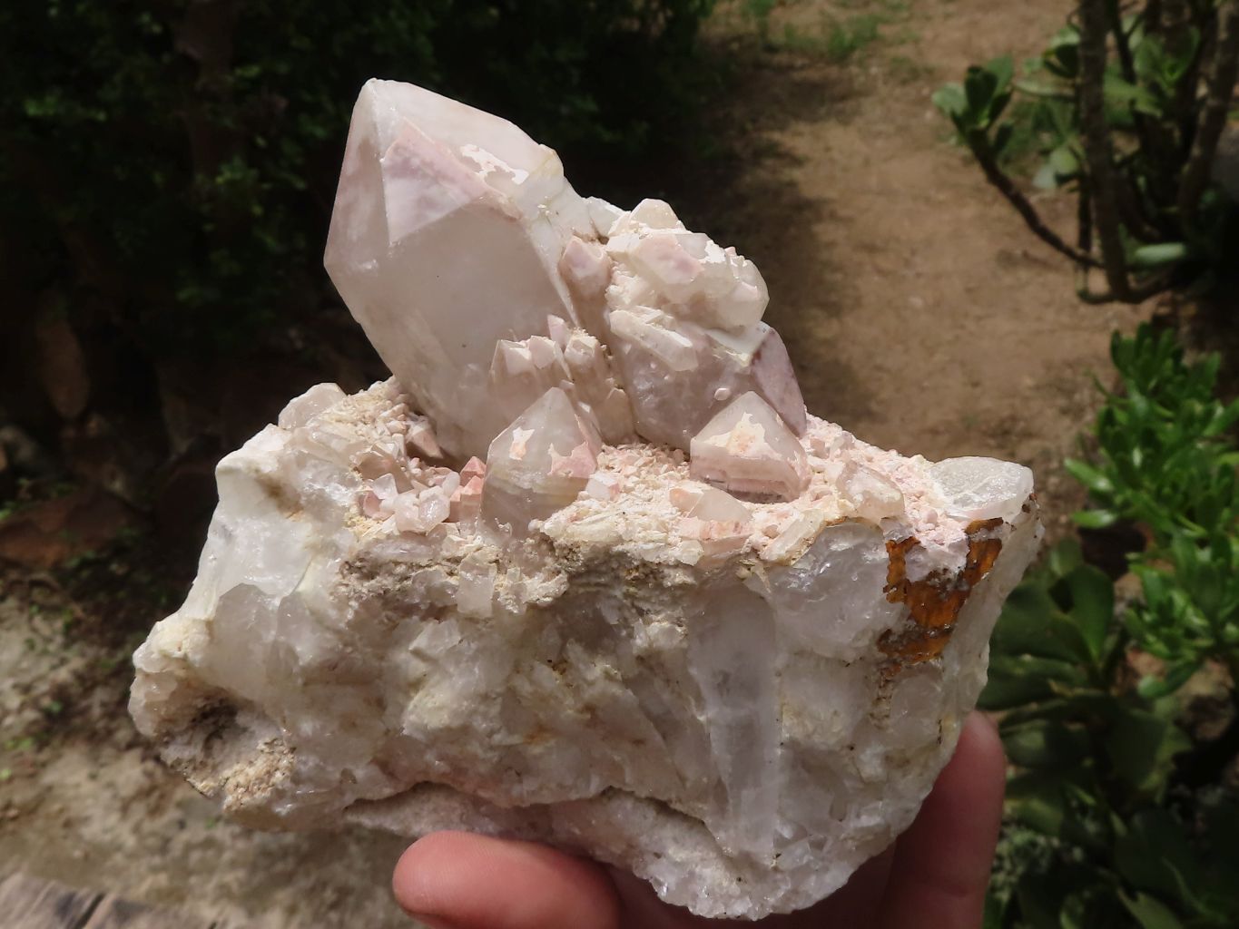 Natural Mixed Selection Of Quartz Clusters  x 4 From Madagascar - TopRock