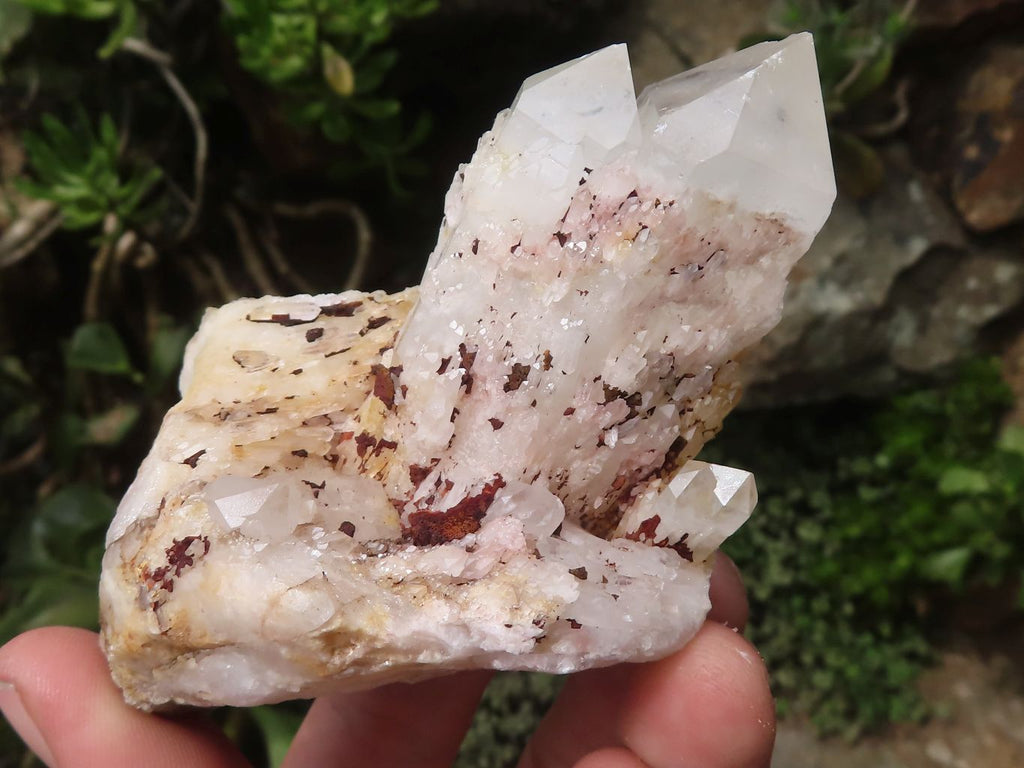 Natural Mixed Selection Of Quartz Clusters  x 4 From Madagascar - TopRock