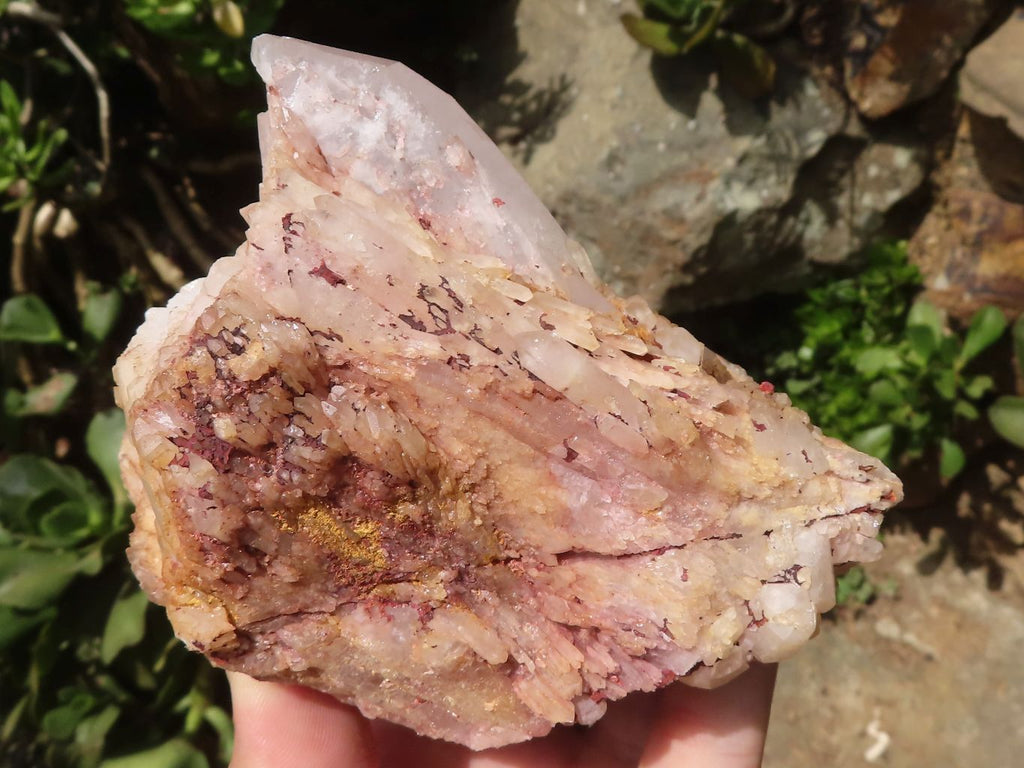 Natural Mixed Selection Of Quartz Clusters  x 4 From Madagascar - TopRock