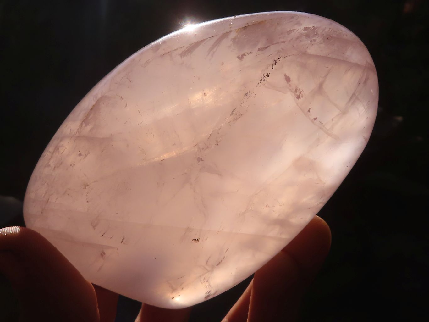 Polished Gemmy Pink Rose Quartz Standing Free Forms x 2 From Madagascar - Toprock Gemstones and Minerals 