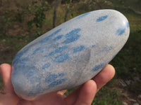 Polished Blue Spotted Spinel Quartz Spheres & Standing Free Form x 3 From Madagascar - TopRock