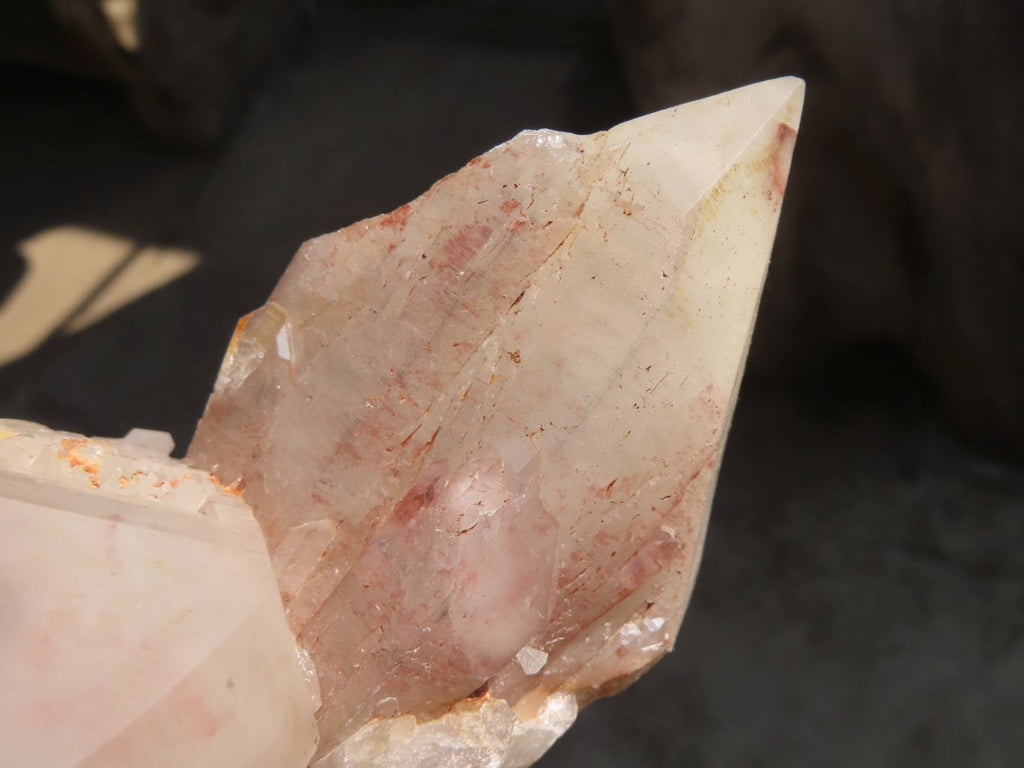 Natural Red Hematoid Quartz Cluster x 1 From Karoi, Zimbabwe - Toprock Gemstones and Minerals 