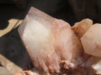 Natural Red Hematoid Quartz Cluster x 1 From Karoi, Zimbabwe - Toprock Gemstones and Minerals 