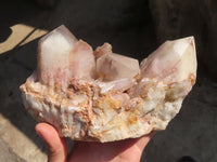 Natural Red Hematoid Quartz Cluster x 1 From Karoi, Zimbabwe - Toprock Gemstones and Minerals 