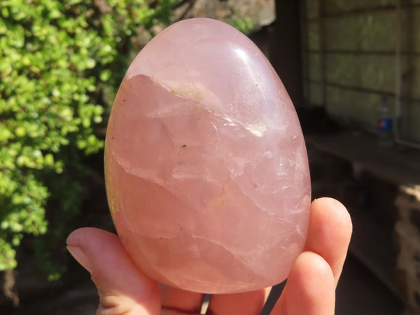 Polished Pink Rose Quartz Standing Free Forms x 6 From Antsirabe, Madagascar - Toprock Gemstones and Minerals 