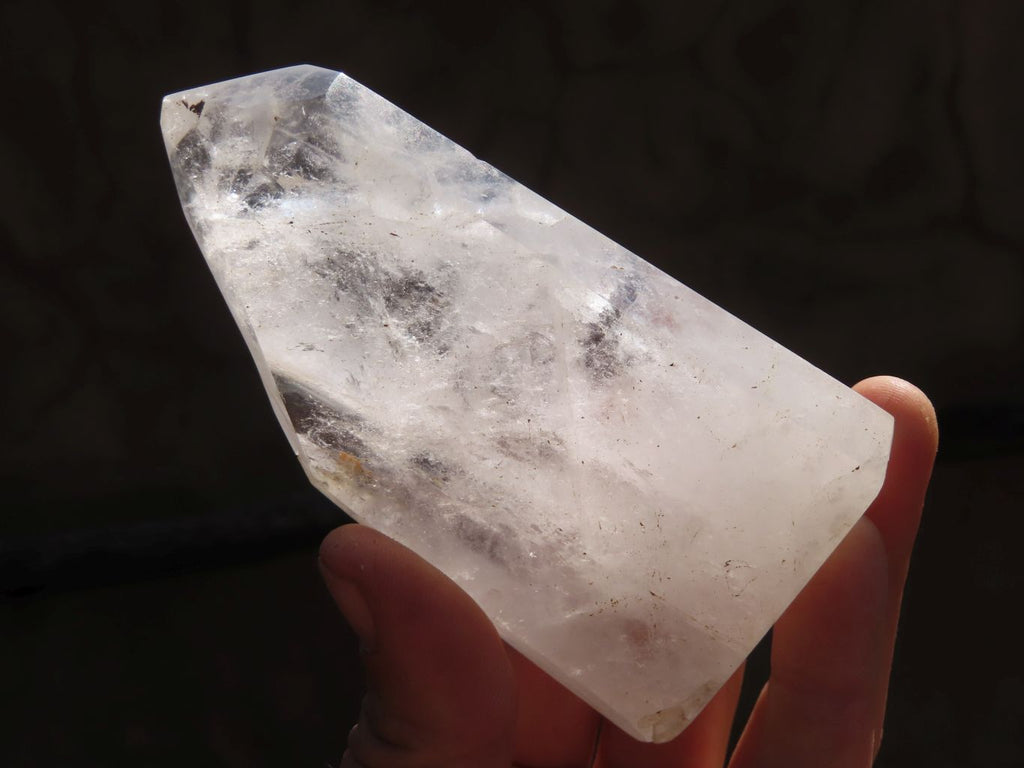 Polished Clear Quartz Crystal Points  x 6 From Madagascar - Toprock Gemstones and Minerals 