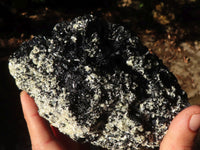 Natural Schorl Black Tourmaline Specimens x 2 From Erongo, Namibia - Toprock Gemstones and Minerals 