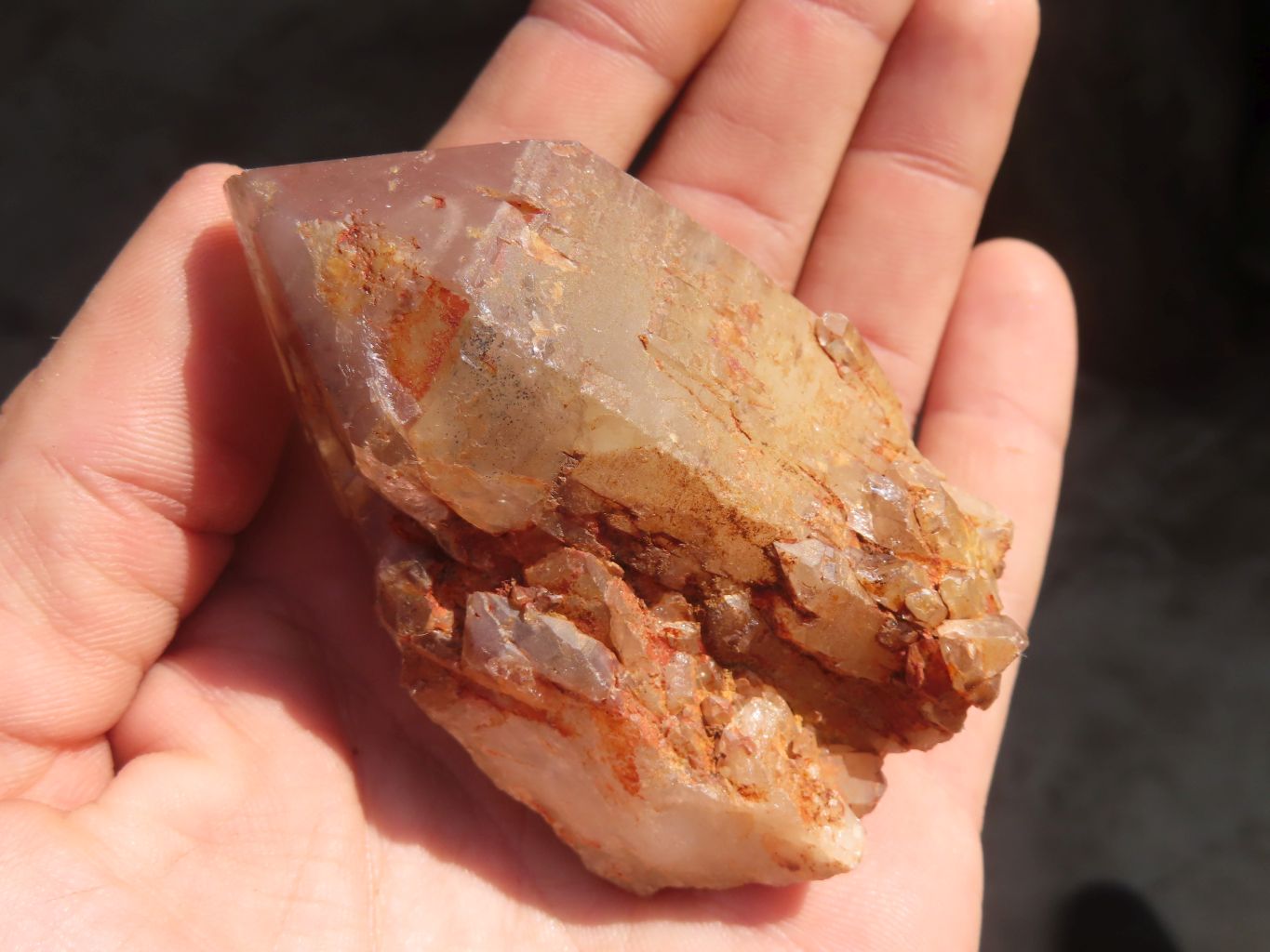 Natural Red Hematoid Quartz Specimens x 12 From Karoi, Zimbabwe - Toprock Gemstones and Minerals 