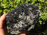Natural Schorl Black Tourmaline Specimens x 2 From Erongo, Namibia - Toprock Gemstones and Minerals 