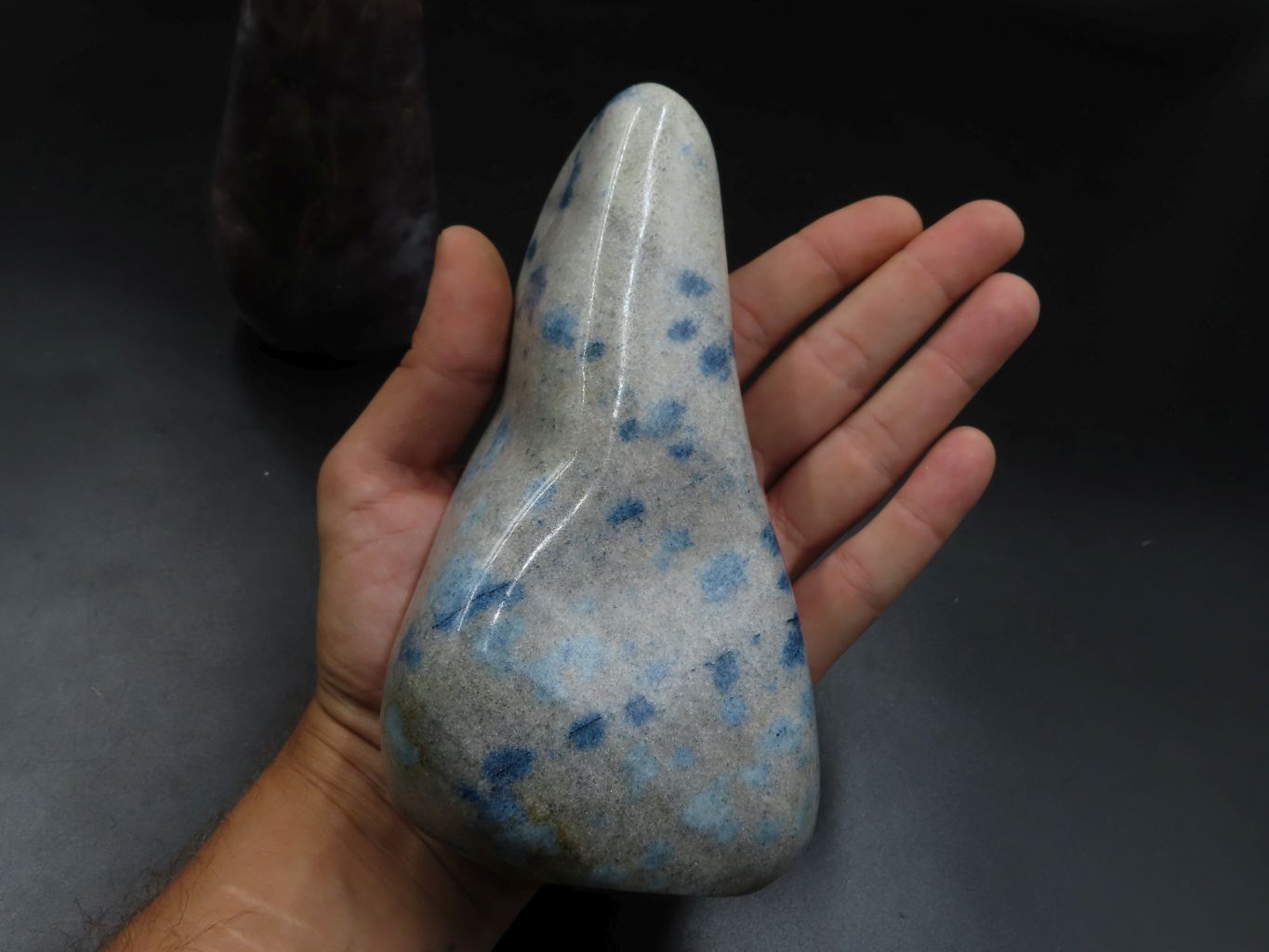 Polished Mixed Standing Free Forms  x 2 From Madagascar - TopRock