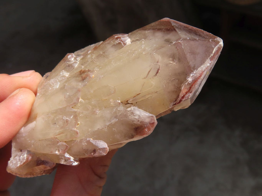 Natural Red Hematoid Quartz Specimens x 12 From Karoi, Zimbabwe - Toprock Gemstones and Minerals 