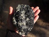 Natural Schorl Black Tourmaline Specimens x 2 From Erongo, Namibia - Toprock Gemstones and Minerals 