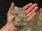 Natural Smokey Quartz Clusters x 3 From Lwena, Congo - TopRock